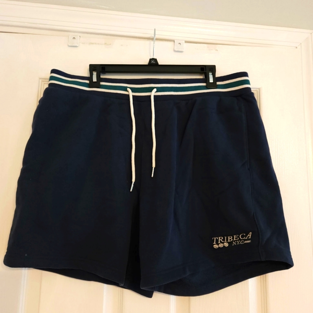 Abercrombie & Fitch Tribeca Soft Fleece Shorts - Blue